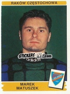 Sticker Marek Matuszek - Liga Polska 1996-1997 - Panini