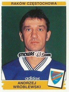 Sticker Andrzej Wróblewski - Liga Polska 1996-1997 - Panini