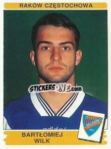 Sticker Bartłomiej Wilk - Liga Polska 1996-1997 - Panini