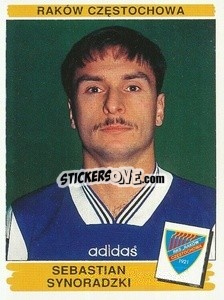 Sticker Sebastian Synoradzki - Liga Polska 1996-1997 n. 195 - Panini