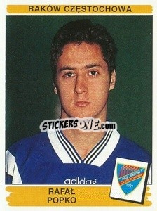 Sticker Rafał Popko - Liga Polska 1996-1997 n. 202 - Panini
