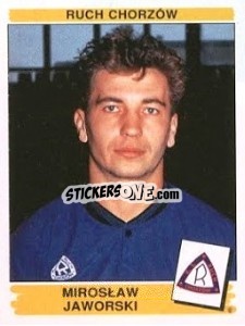 Sticker Mirosław Jaworski - Liga Polska 1996-1997 n. 207 - Panini