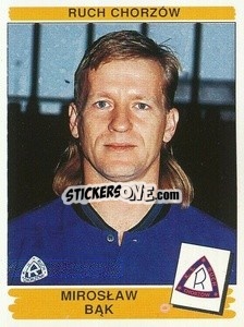 Sticker Mirosław Bąk - Liga Polska 1996-1997 - Panini