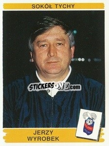 Sticker Jerzy Wyrobek - Liga Polska 1996-1997 - Panini