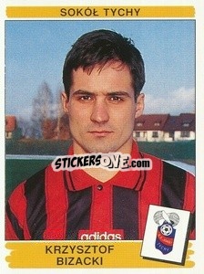 Sticker Krzysztof Bizacki - Liga Polska 1996-1997 - Panini
