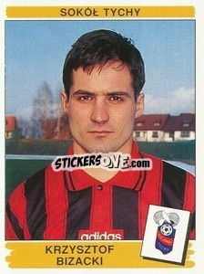 Sticker Krzysztof Bizacki - Liga Polska 1996-1997 n. 233 - Panini