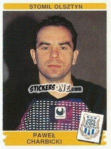 Figurina Paweł Charbicki - Liga Polska 1996-1997 - Panini