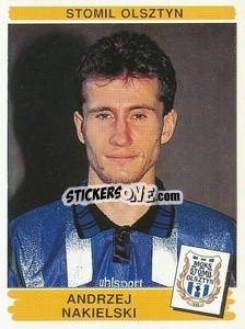 Figurina Andrzej Nakielski - Liga Polska 1996-1997 n. 246 - Panini