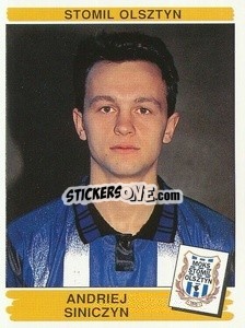 Cromo Andriej Siniczyn - Liga Polska 1996-1997 - Panini