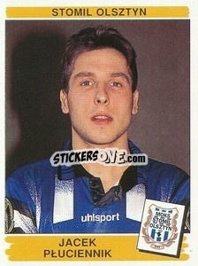 Sticker Jacek Płuciennik - Liga Polska 1996-1997 - Panini