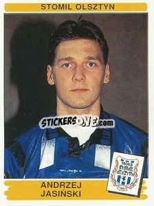 Cromo Andrzej Jasiński - Liga Polska 1996-1997 - Panini