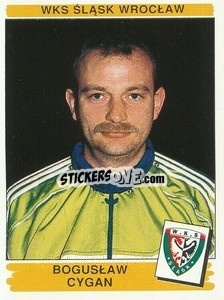 Sticker Bogusław Cygan - Liga Polska 1996-1997 - Panini