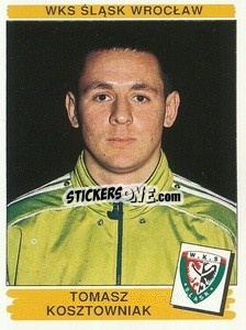 Sticker Tomasz Kosztowniak - Liga Polska 1996-1997 - Panini
