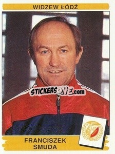 Sticker Franciszek Smuda - Liga Polska 1996-1997 - Panini