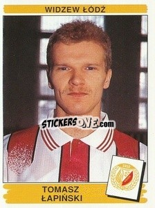 Sticker Tomasz Łapiński - Liga Polska 1996-1997 n. 279 - Panini