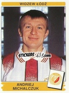 Sticker Andrzej Michalczuk - Liga Polska 1996-1997 - Panini