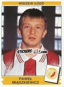 Sticker Paweł Miąszkiewicz - Liga Polska 1996-1997 n. 286 - Panini