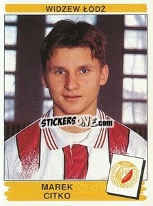 Sticker Marek Citko - Liga Polska 1996-1997 - Panini