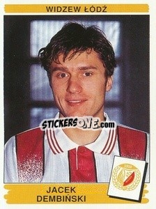 Figurina Jacek Dembiński - Liga Polska 1996-1997 n. 289 - Panini