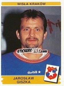 Sticker Jarosław Giszka - Liga Polska 1996-1997 - Panini