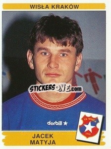 Sticker Jacek Matyja - Liga Polska 1996-1997 - Panini