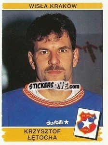 Sticker Krzysztof Łętocha - Liga Polska 1996-1997 n. 300 - Panini