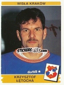 Sticker Krzysztof Łętocha - Liga Polska 1996-1997 - Panini