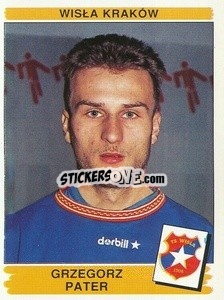 Sticker Grzegorz Pater - Liga Polska 1996-1997 - Panini