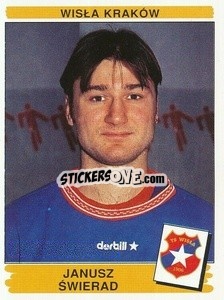 Sticker Janusz Świerad - Liga Polska 1996-1997 - Panini
