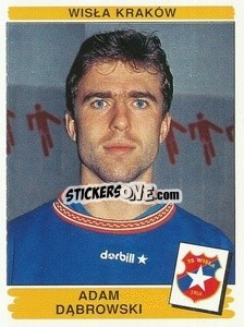 Sticker Adam Dąbrowski - Liga Polska 1996-1997 n. 310 - Panini
