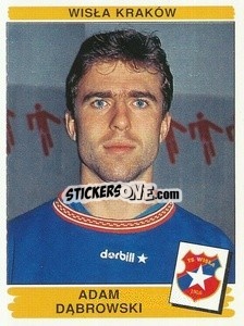 Sticker Adam Dąbrowski - Liga Polska 1996-1997 - Panini