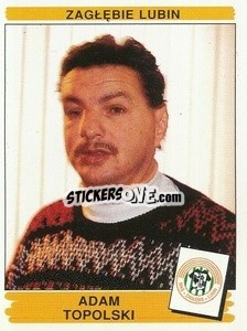Sticker Adam Topolski - Liga Polska 1996-1997 - Panini