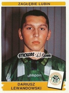 Sticker Dariusz Lewandowski - Liga Polska 1996-1997 - Panini