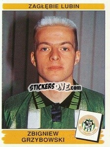 Sticker Zbigniew Grzybowski - Liga Polska 1996-1997 - Panini