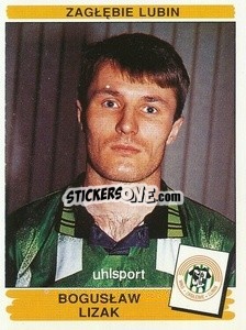 Figurina Bogusław Lizak - Liga Polska 1996-1997 - Panini
