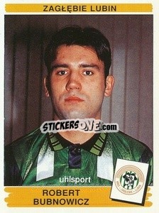 Sticker Robert Bubnowicz - Liga Polska 1996-1997 - Panini