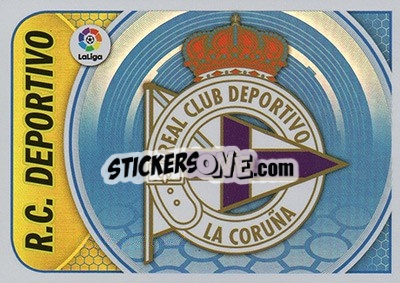 Sticker Escudo Deportivo La Coruña (13) - Liga Spagnola 2016-2017 n. 13 - Colecciones ESTE