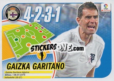 Sticker Entrenador Gaizka Garitano (14) - Liga Spagnola 2016-2017 - Colecciones ESTE