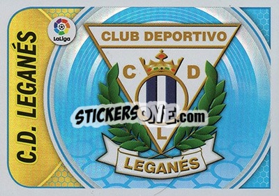 Sticker Escudo CD Leganés (23) - Liga Spagnola 2016-2017 n. 23 - Colecciones ESTE
