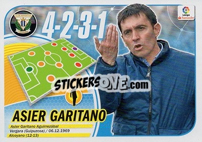 Cromo Entrenador Asier Garitano (24) - Liga Spagnola 2016-2017 - Colecciones ESTE