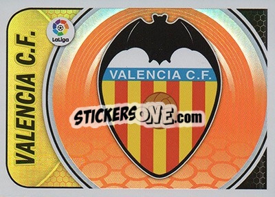 Figurina Escudo Valencia CF (37) - Liga Spagnola 2016-2017 - Colecciones ESTE