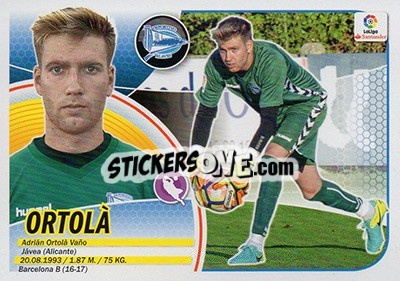 Sticker Ortolà (2) - Liga Spagnola 2016-2017 n. 42 - Colecciones ESTE