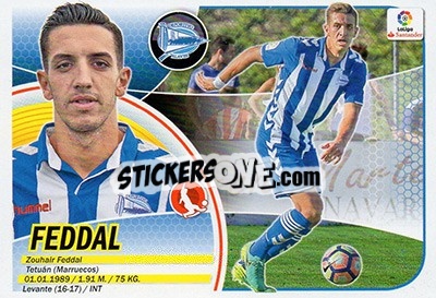 Sticker Feddal (5) - Liga Spagnola 2016-2017 n. 45 - Colecciones ESTE