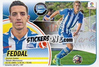 Figurina Feddal (5) - Liga Spagnola 2016-2017 - Colecciones ESTE