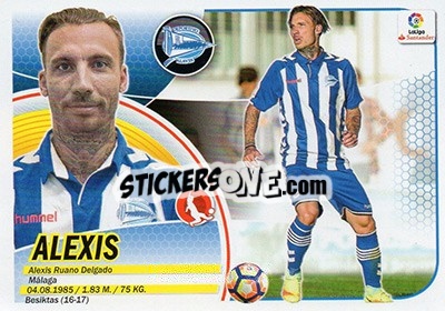 Sticker Alexis (6) - Liga Spagnola 2016-2017 - Colecciones ESTE