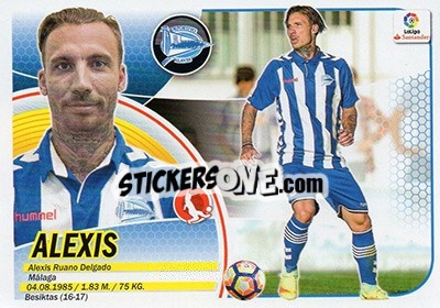 Sticker Alexis (6) - Liga Spagnola 2016-2017 n. 46 - Colecciones ESTE