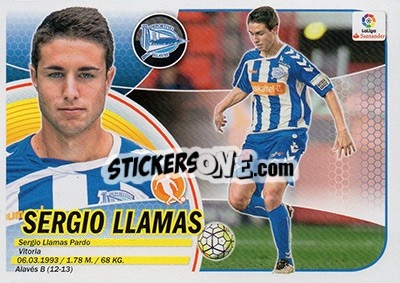Sticker Sergio Llamas (11) - Liga Spagnola 2016-2017 n. 51 - Colecciones ESTE