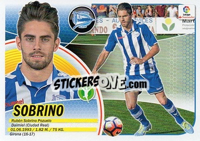 Cromo Sobrino (15) - Liga Spagnola 2016-2017 - Colecciones ESTE