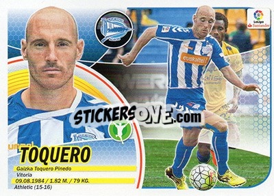 Sticker Toquero (16) - Liga Spagnola 2016-2017 n. 57 - Colecciones ESTE