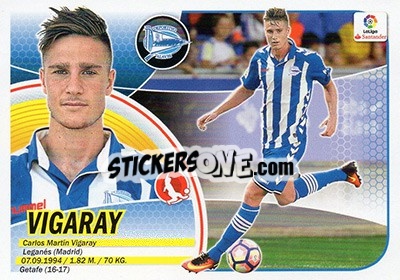 Sticker Vigaray (4BIS) - Liga Spagnola 2016-2017 n. 60 - Colecciones ESTE